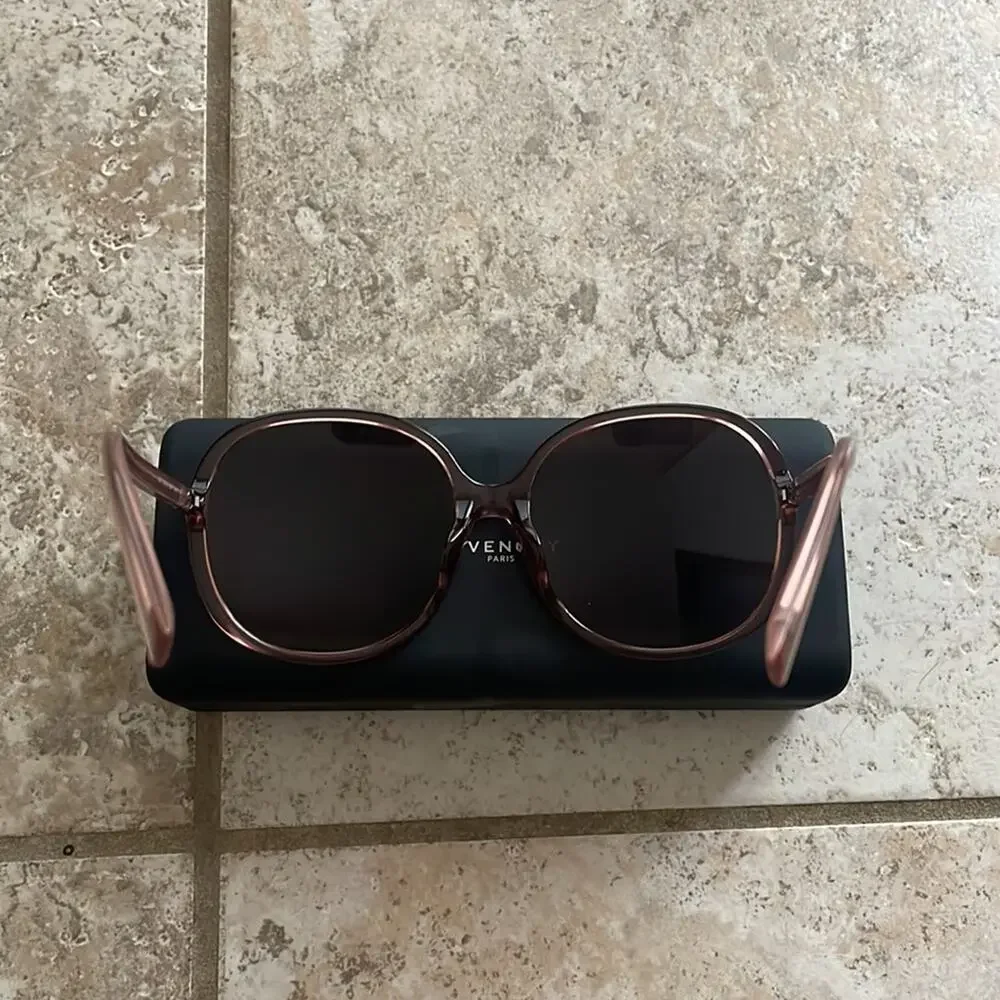 Givenchy Pink Gradient Oval Sunglasses